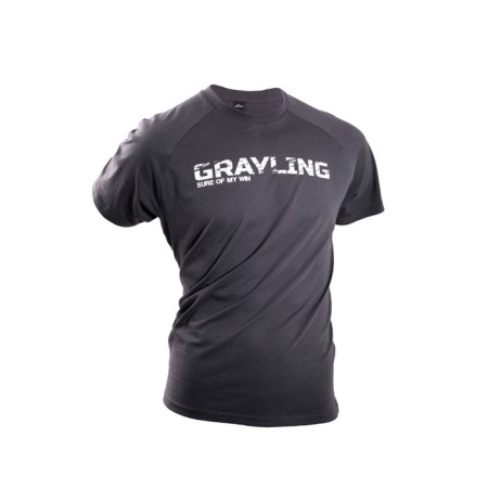 Grayling Sure of My Win T -shirt, size 44, graphite color