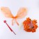 Carnival set "Autumn Fairy": wings, wreath, wand