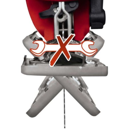 Lobzik Einhell TS-Js 85, 620 W, 800-3000 move/min, 45 °, 20 mm/move, prop 85 mm, case-2