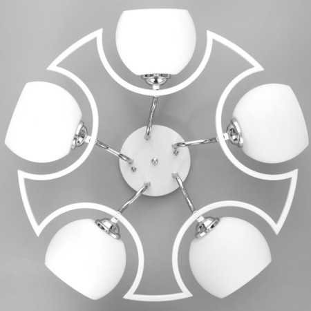 Chandelier 2781/5 E27 40W Belo-chromium 55x55x25 cm Bayerlux-3