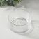 Glass of Glass for 1 candle "crumpled circle" transparent 8.8x8.8x5 cm