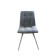 Fred chair, support cones Metal white, velor, gray -gray color Veltto 52