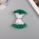 Stamens for artificial flowers gloss "risinki" dark green set 360 pcs length 6 cm