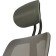 The chair of the operator Brabix Saturn ER-400, with a headrest, combined black/gray