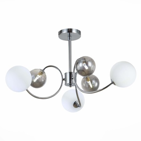 Ceiling EVOLUCE lamp. Sle220912-06. FORMAE. 6x5 watts, G9, 4000k, 67x67x36 cm, chromium color