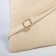 Cross-Bodi Bag on a zipper, beige color