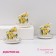 Service Porcelain Tea Daulay "Lemon", 12 objects: 6 cups 250 ml, 6 saucer d = 15.5 cm, white color
