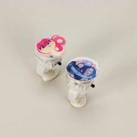Ring with a spin "Snake", mix, 3x3x3 cm-1