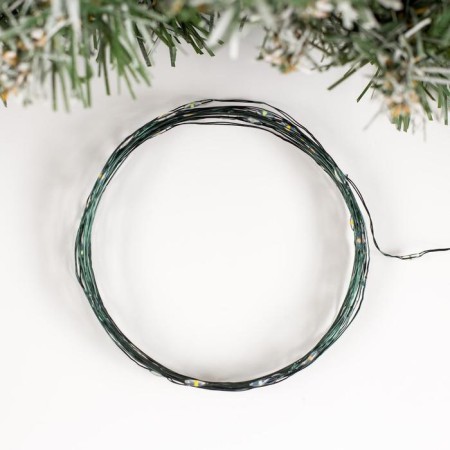 Garland "thread" 5 m dew, ip20, green thread, 50 LED, glow of multi, 2 modes, AAH3-1