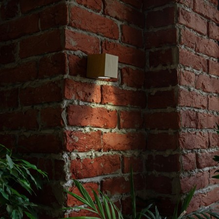 Street lamp Uniel, GU10, IP65, 75x75x92 mm, color under a tree