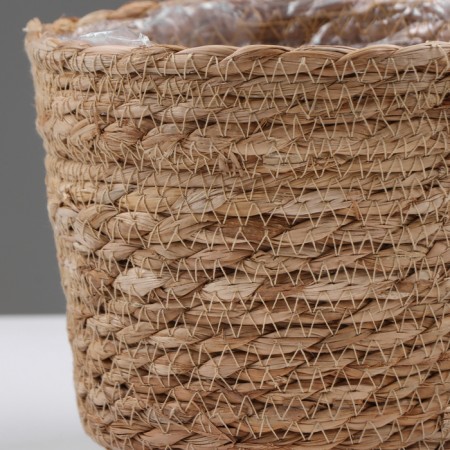 Kashpo wicker "safari", 15.5x15.5x13.5 cm, natural-2