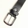 Male belt "male style", leatherette, black color