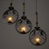 Lamp Bayerlux "Birds" 3he27 40W Black 73x14x55cm