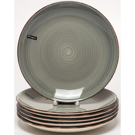 Elrington plates “Airgraph. Light graphite ", 27 cm, 6 pcs