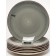 Elrington plates “Airgraph. Light graphite ", 27 cm, 6 pcs