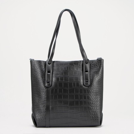 Bag-tout on zipper, gray color