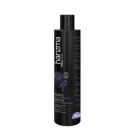 Harizma Prohair shampoo, to neutralize yellow shade, tinting, 300 ml