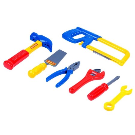 Set of tools No. 14, 7 elements, in a package, color mix-2