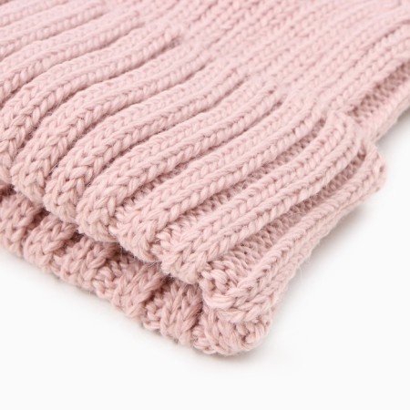Kit for children (hat, snood), powder color, size 54-56-2