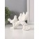 Souvenir ceramics "White pigeons on the arc" with gold 3x12x9 cm