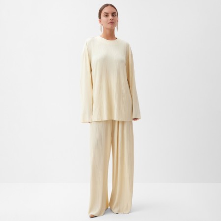 Women's costume (blouse and trousers) Mist Classic Collection, p. 40-42, beige-1