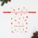 Gift bag "Christmas trifles" white, 27 x 40 cm