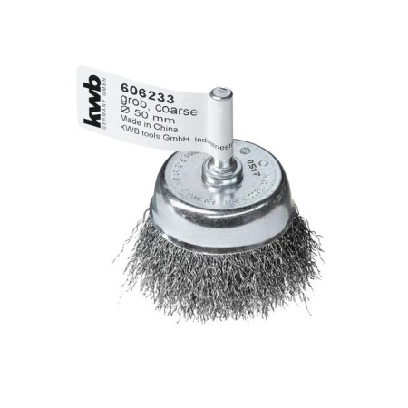The cupcachon cup for the drill kwb, d = 50 mm, wire d = 0.3 mm, shank d = 6 mm, steel HSS