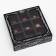 Box for sweets 9 pcs, "male", black, 13.7 x 13.7 x 3.5 cm,