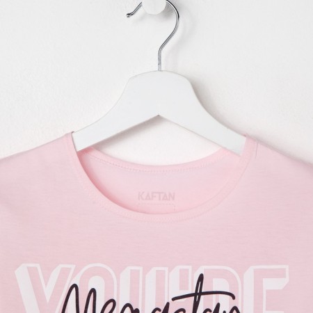 Women's T-shirt KAFTAN "MEGASTAR", pink, rr 40-42-3