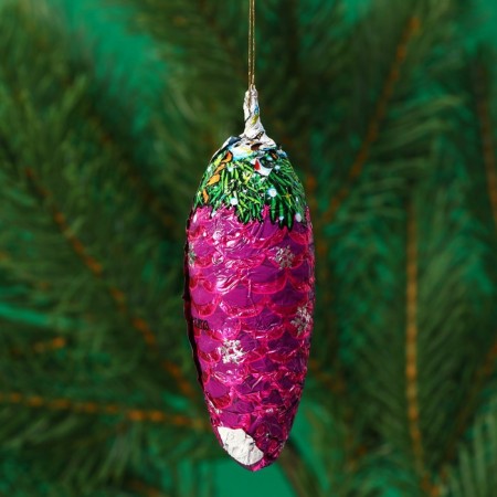New Year. Chocolate figure "Fir -tree bump" on a thread, mix, 18 g-2