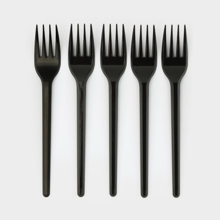 Plastic disposable black “Standard” plastic one 15.5 cm-1