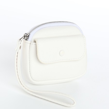 Lightning purse, white-circuit, white color