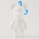 Diamond keychain "Bear", white color, with your own hands