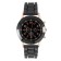 Watch of a wrist "Geneva", silicone strap, d-3.5 cm, black