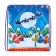 New Year. Bag for sweets 290 x 340 mm "New Year's landscape" (soft polyester density 210d)