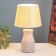 Avril table lamp E14 40W Beige 20x20x33.5 cm Risalux