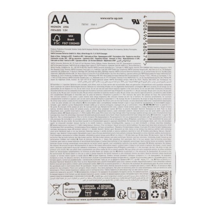 Battery lithium Varta Ultra, AA, FR14505-2BL, 1.5 V, blister, 2 pcs.-1