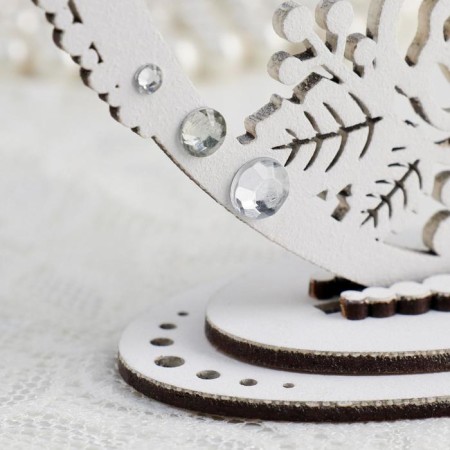 Stand for the rings "Romance" 13x5.5x13, white-white-4