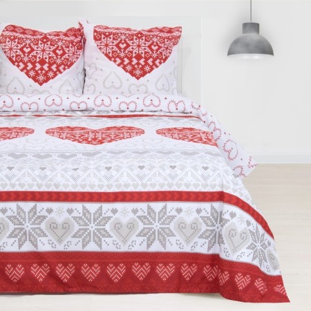 Bed linen "Ethel" duet Heart 143*215 cm - 2 pcs, 220*240 cm, 70*70 cm -2 pcs, 100% HL-2