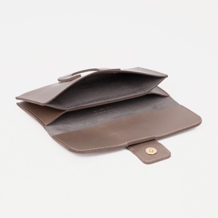 Women's wallet on magnet, bronze color-2