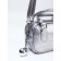 Women's bag, 20*9*12, lightning departure, belt lengths, silver