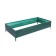 Glocked bed, 195 × 100 × 34 cm, green, Greengo
