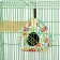 House "Vigva" for rodents, 17*17*17 cm, calico, fleece, owl