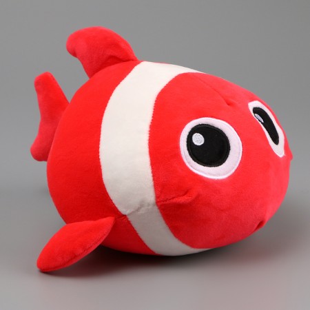Soft toy "Fish", 19 cm, red color-4