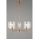 Suspended chandelier Dronero E27 300W