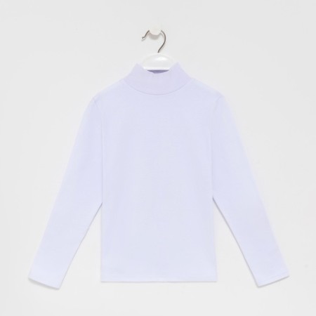 Baby turtleneck, white color, height 134 cm-4