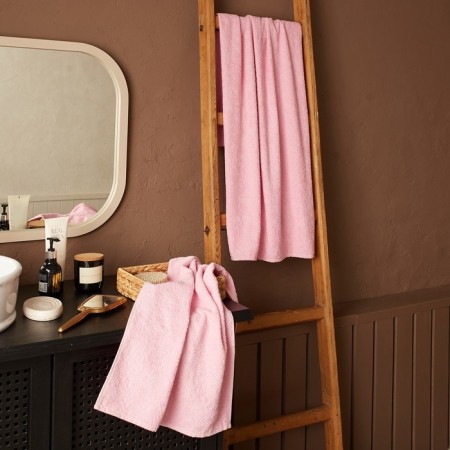 Terry towel economy and I 30*60 cm, col. Pink, 100% cotton, 320 g/m2