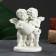 Figure "Angels with the heart" aged, 12x11x6cm