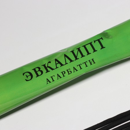 Incense "Agarbatti Eucalypt", 8 sticks in soft packaging-1