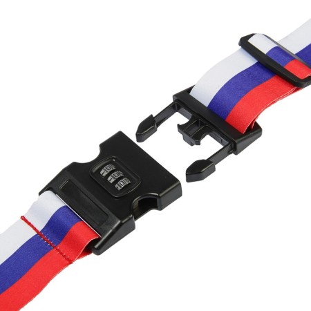 A belt for a suitcase or bags with a code castle tundra, "Tricolor"-8